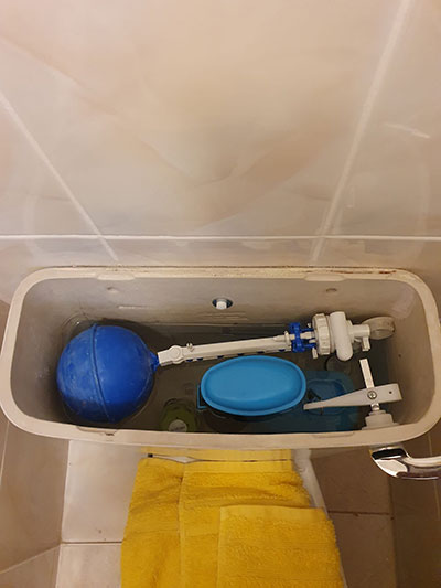 Replacement flush system in toilet cistern