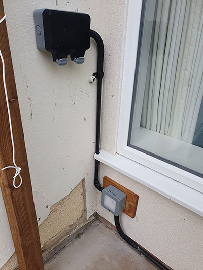 External electrical installation